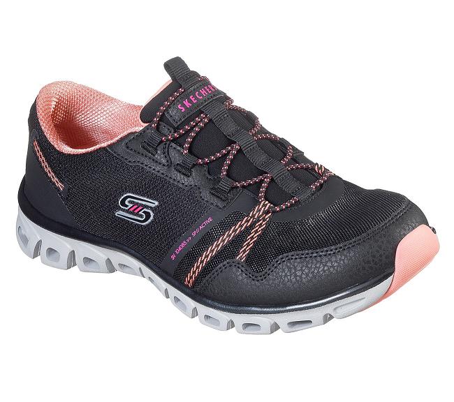 Zapatillas Skechers Mujer - Glide Step Negro YRVSO1507